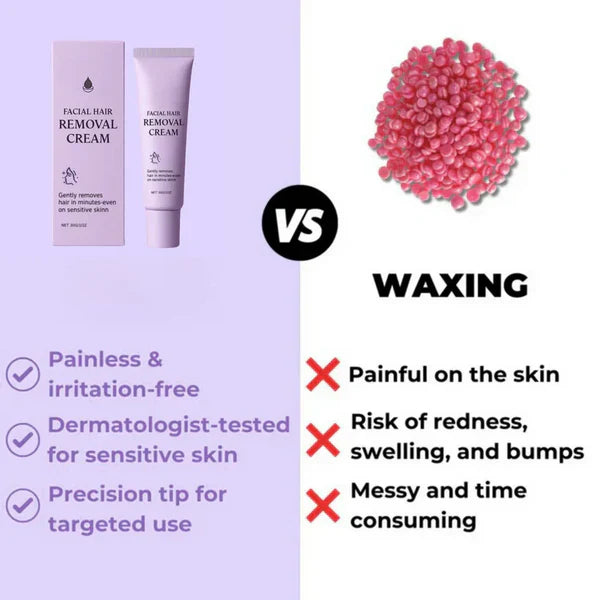 Facial Hair Removal for Women | Upper Lip & Chin Hair Remover Cream