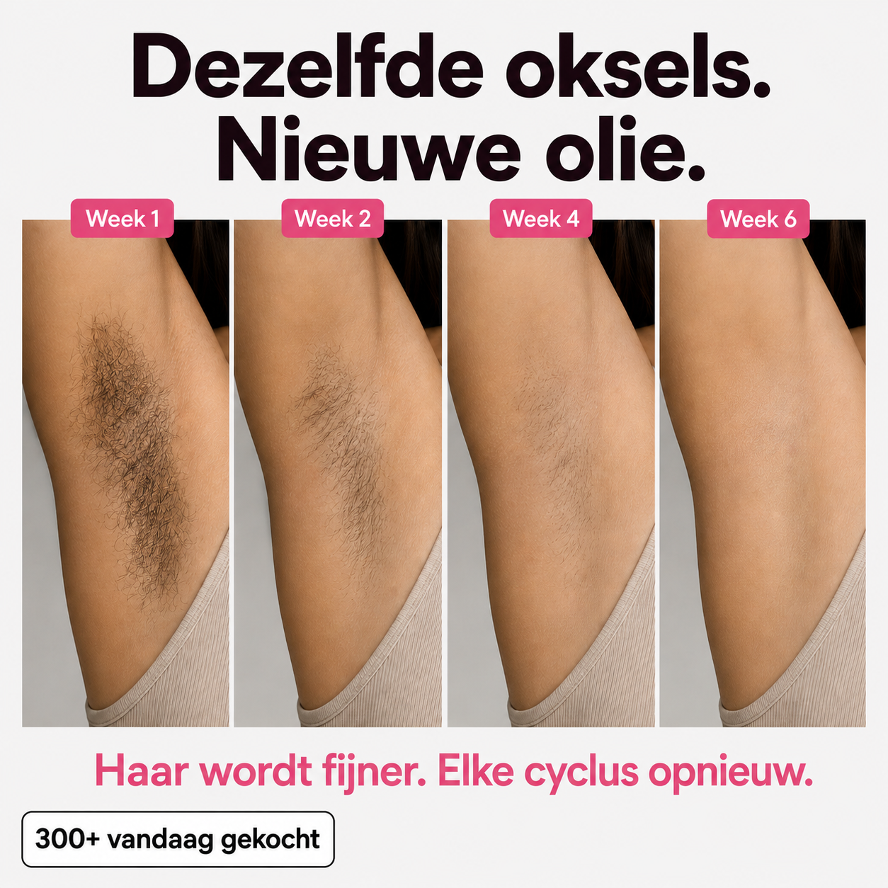 Olie tegen haargroei