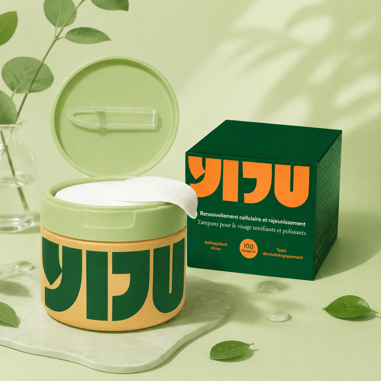 Pads Correcteurs de Taches Brunes pour le Visage | Pads Toniques Coréens contre l’Hyperpigmentation