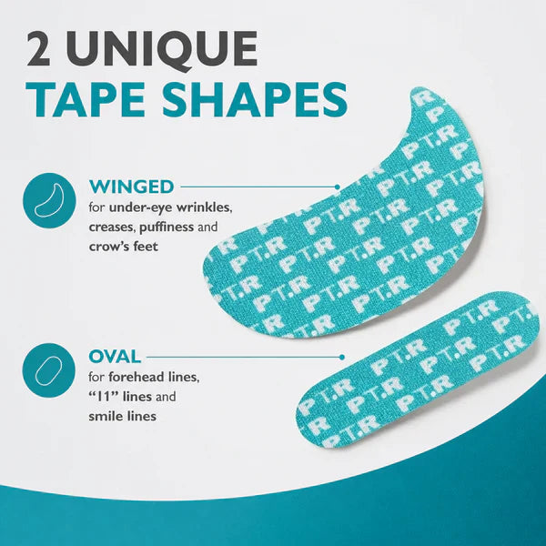 Gezichtstape voor rimpels | Peptide-geïnfuseerde gezichts- en oogtape