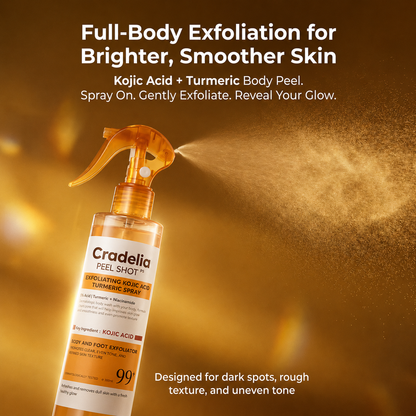 Cradelia Oplichtende Lichaamspeelingspray