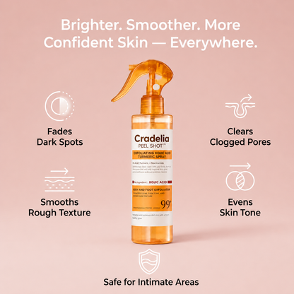 Cradelia Oplichtende Lichaamspeelingspray