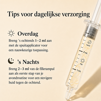 Koreaanse Liftende Ampul met Zijdepeptiden