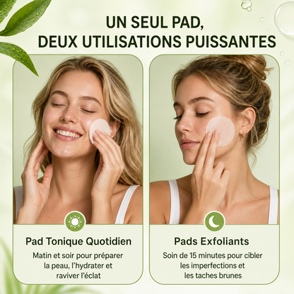 Pads Correcteurs de Taches Brunes pour le Visage | Pads Toniques Coréens contre l’Hyperpigmentation