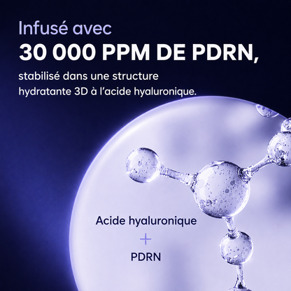 Sérum perlé coréen à l’acide hyaluronique et au PDRN