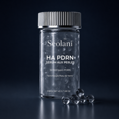 Sérum perlé coréen à l’acide hyaluronique et au PDRN