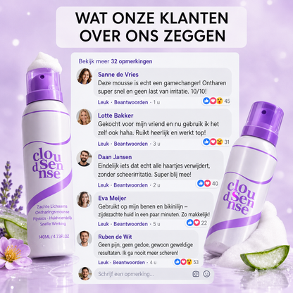 Milde ontharingsmousse voor het lichaam