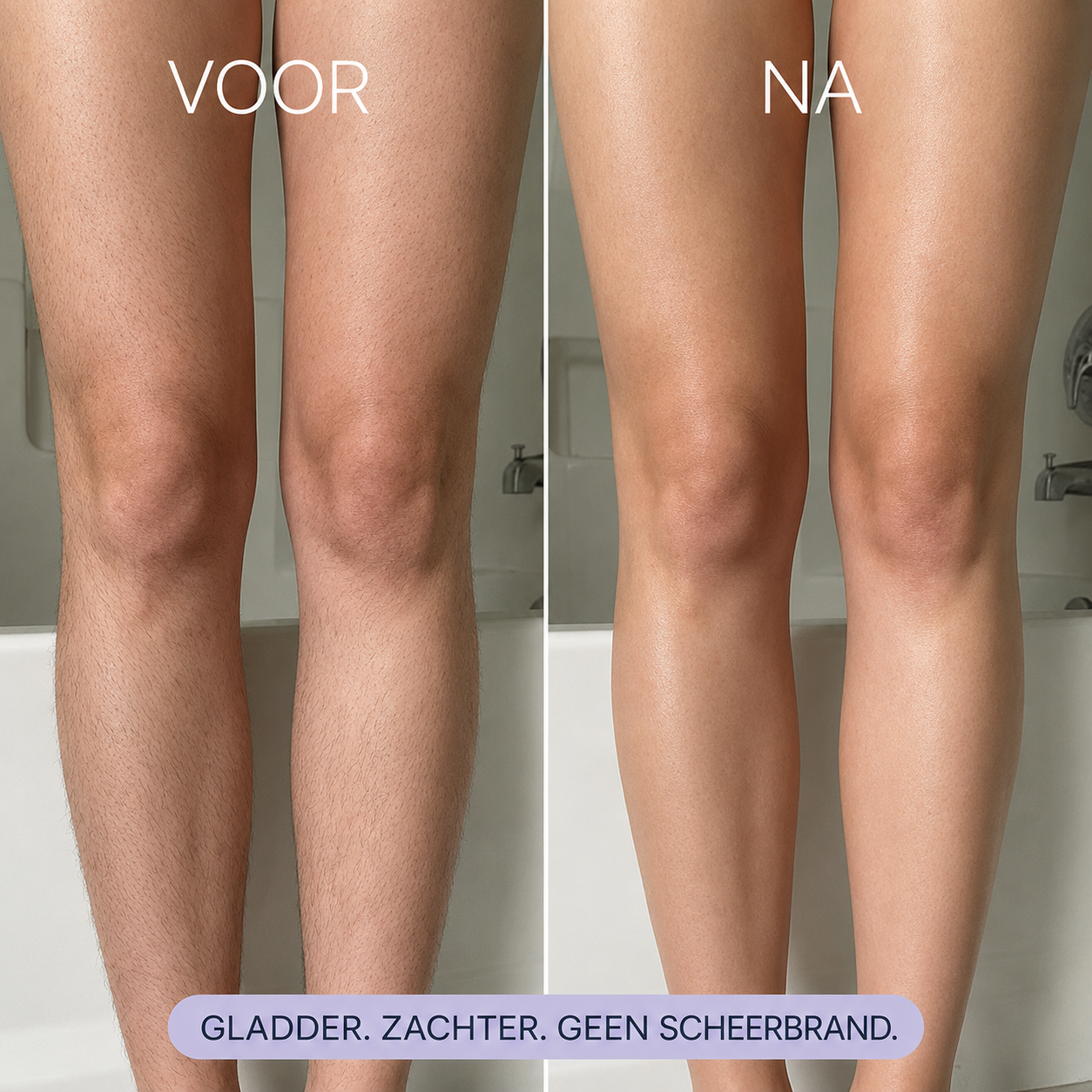 Milde ontharingsmousse voor het lichaam