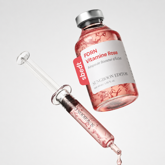 Koreaanse PDRN-ampul met vitaminen voor een stralende huid
