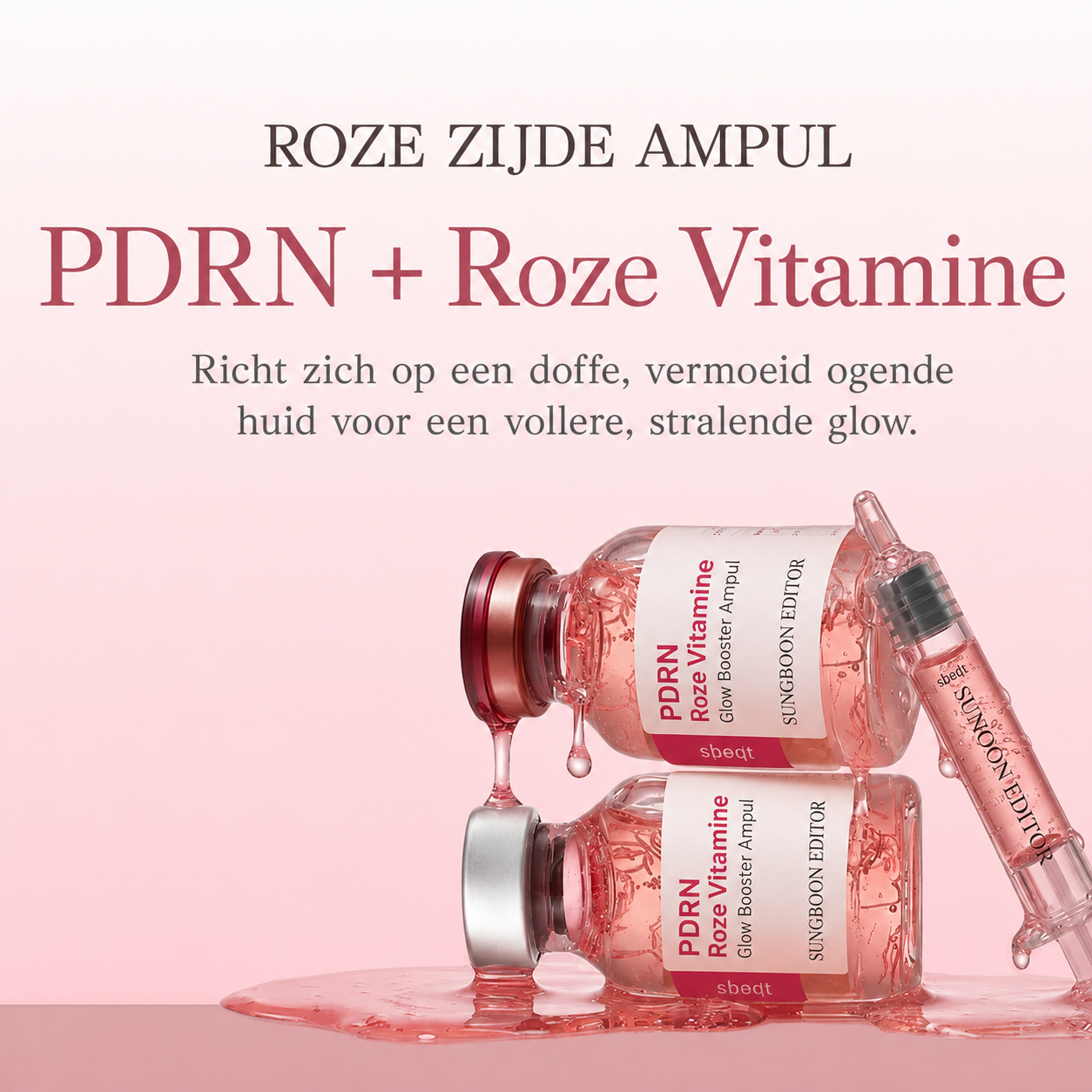 Koreaanse PDRN Vitamine Glow Booster Ampul
