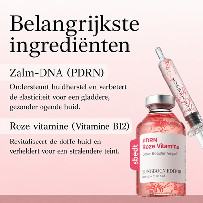 Koreaanse PDRN Vitamine Glow Booster Ampul