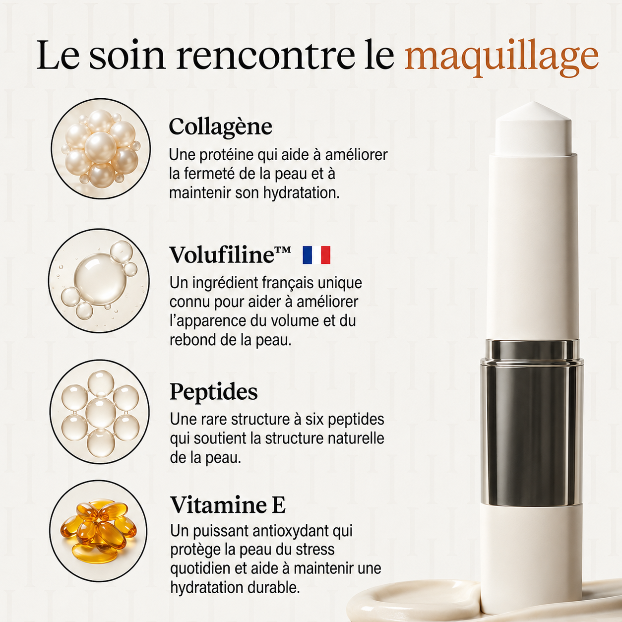 Stick de fond de teint adaptatif