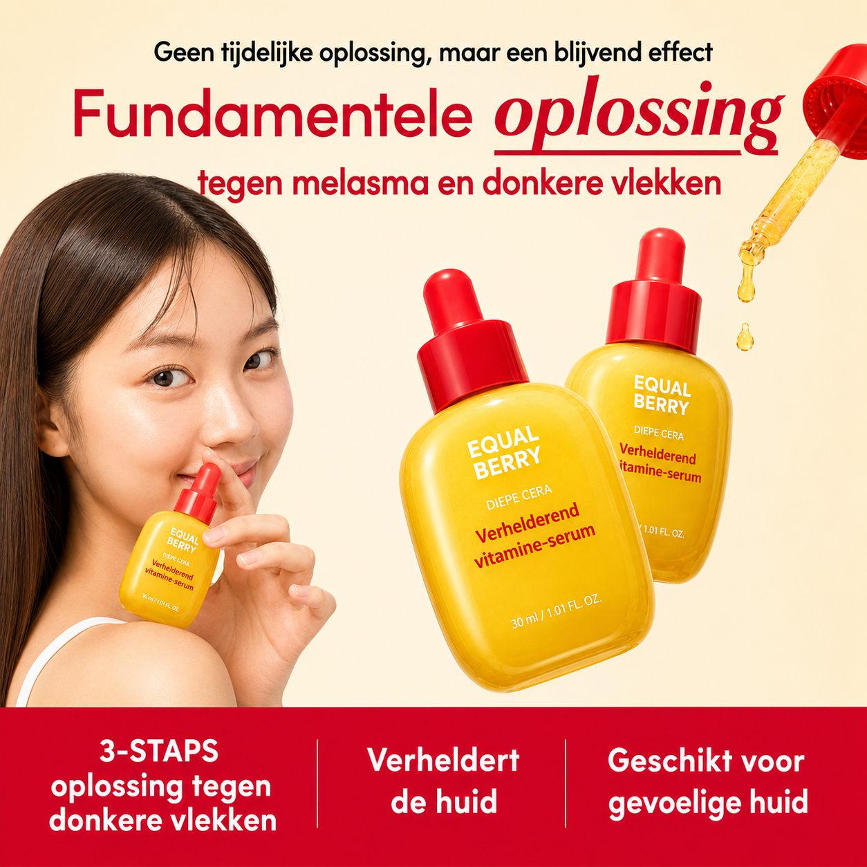 Koreaans vitamine-verhelderend serum
