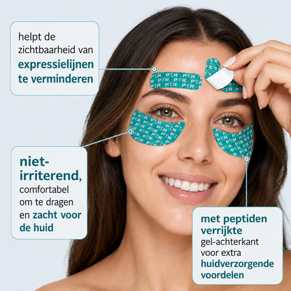 Gezichts- en oogtape met peptiden