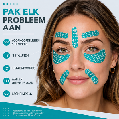Gezichts- en oogtape met peptiden