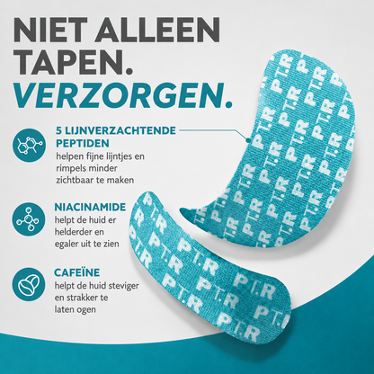 Gezichts- en oogtape met peptiden