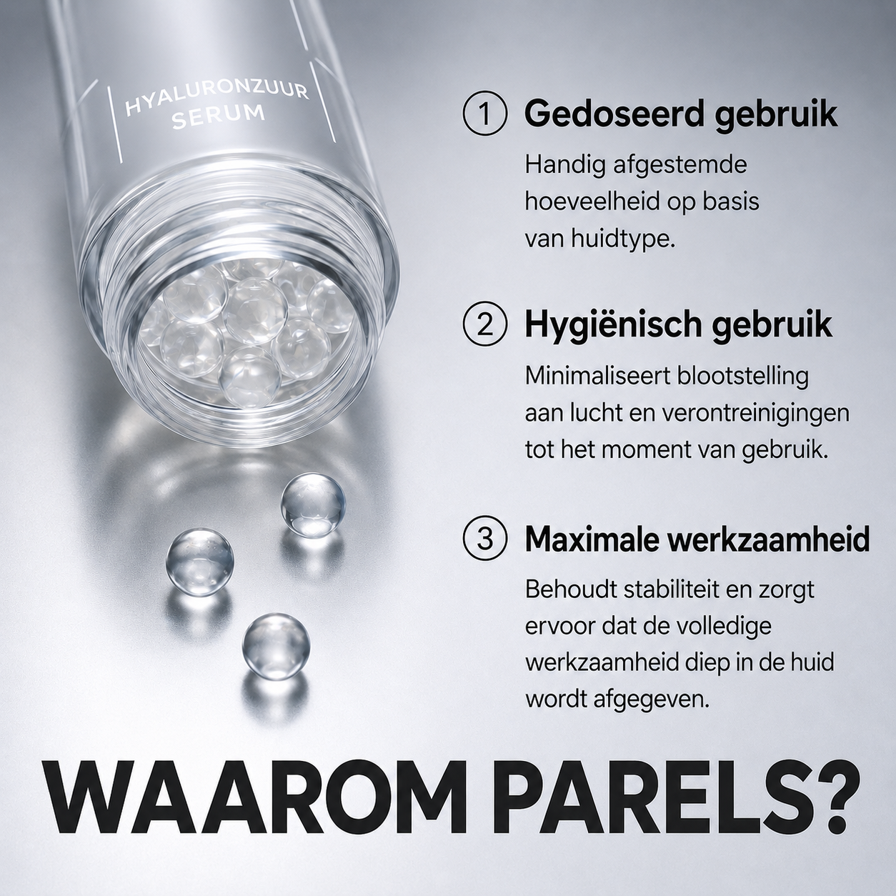 Koreaans hyaluronzuur PDRN parelserum