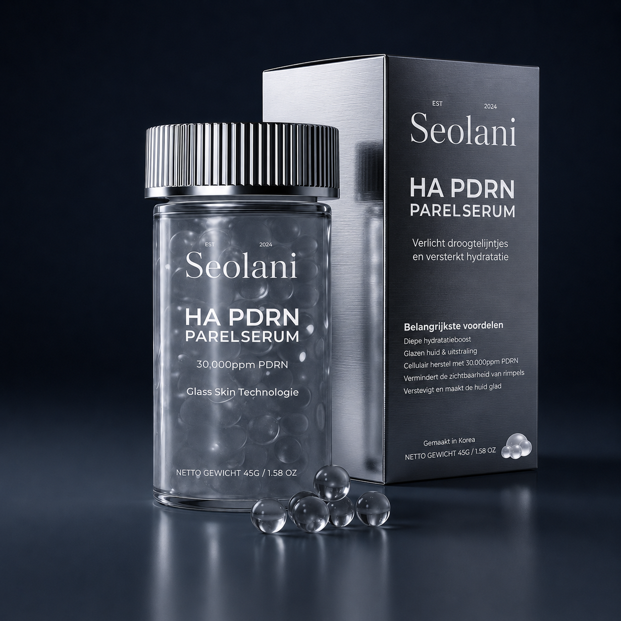 Koreaans hyaluronzuur PDRN parelserum