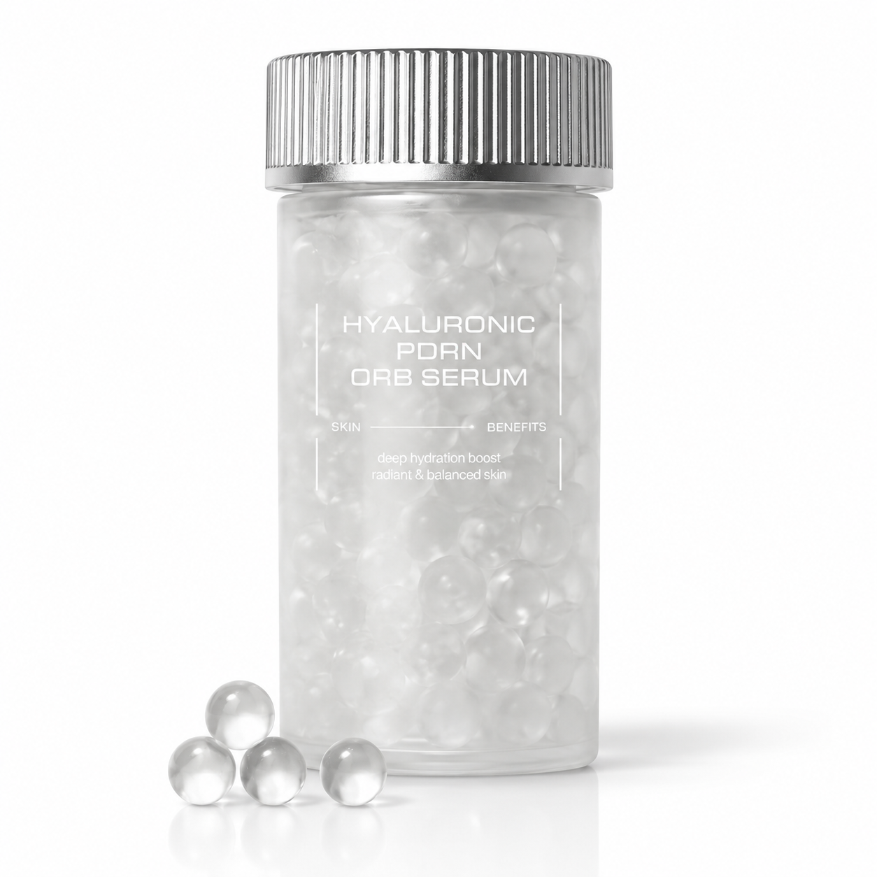 Salmon DNA Orb Serum. The Serum That Changes Form The Moment You Touch It