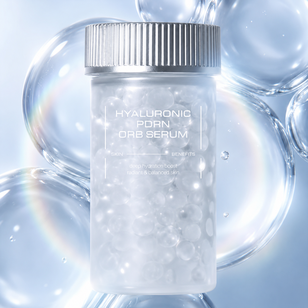 Salmon DNA Orb Serum. The Serum That Changes Form The Moment You Touch It