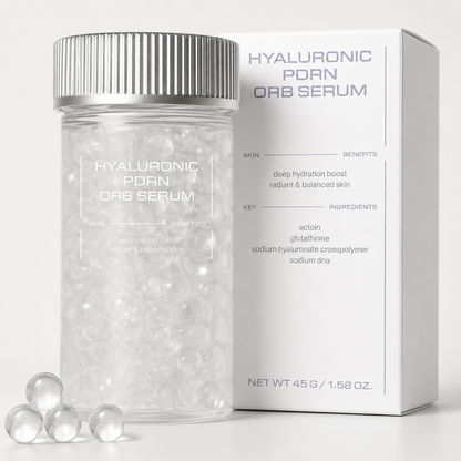 Salmon DNA Orb Serum. The Serum That Changes Form The Moment You Touch It