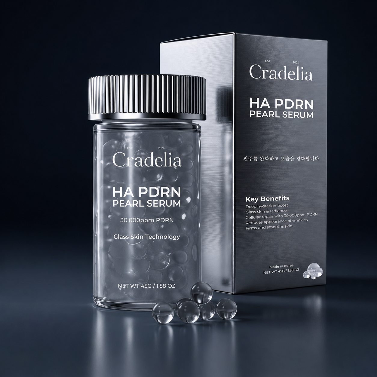 Koreaanse hyaluronzuur PDRN parelserum