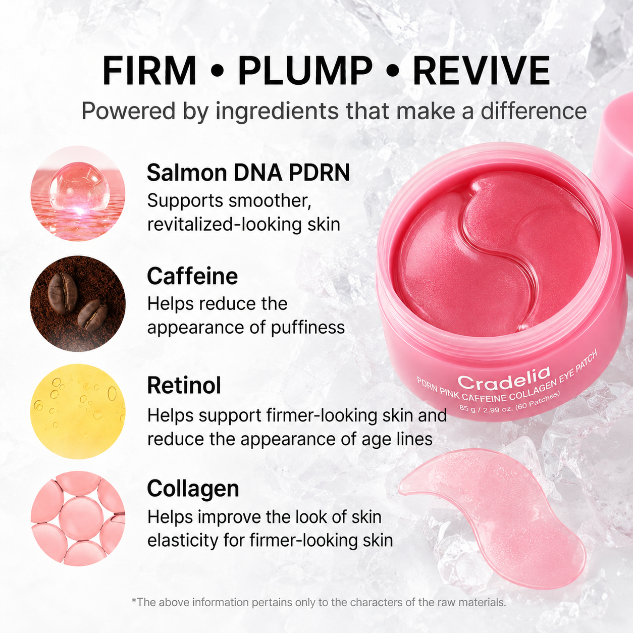 PDRN Pink Caffeine Collagen Eye Patch