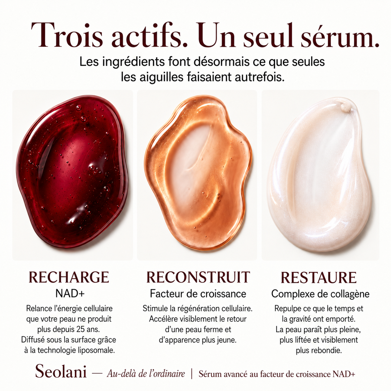 Sérum Coréen NAD+ Avancé aux Facteurs de Croissance