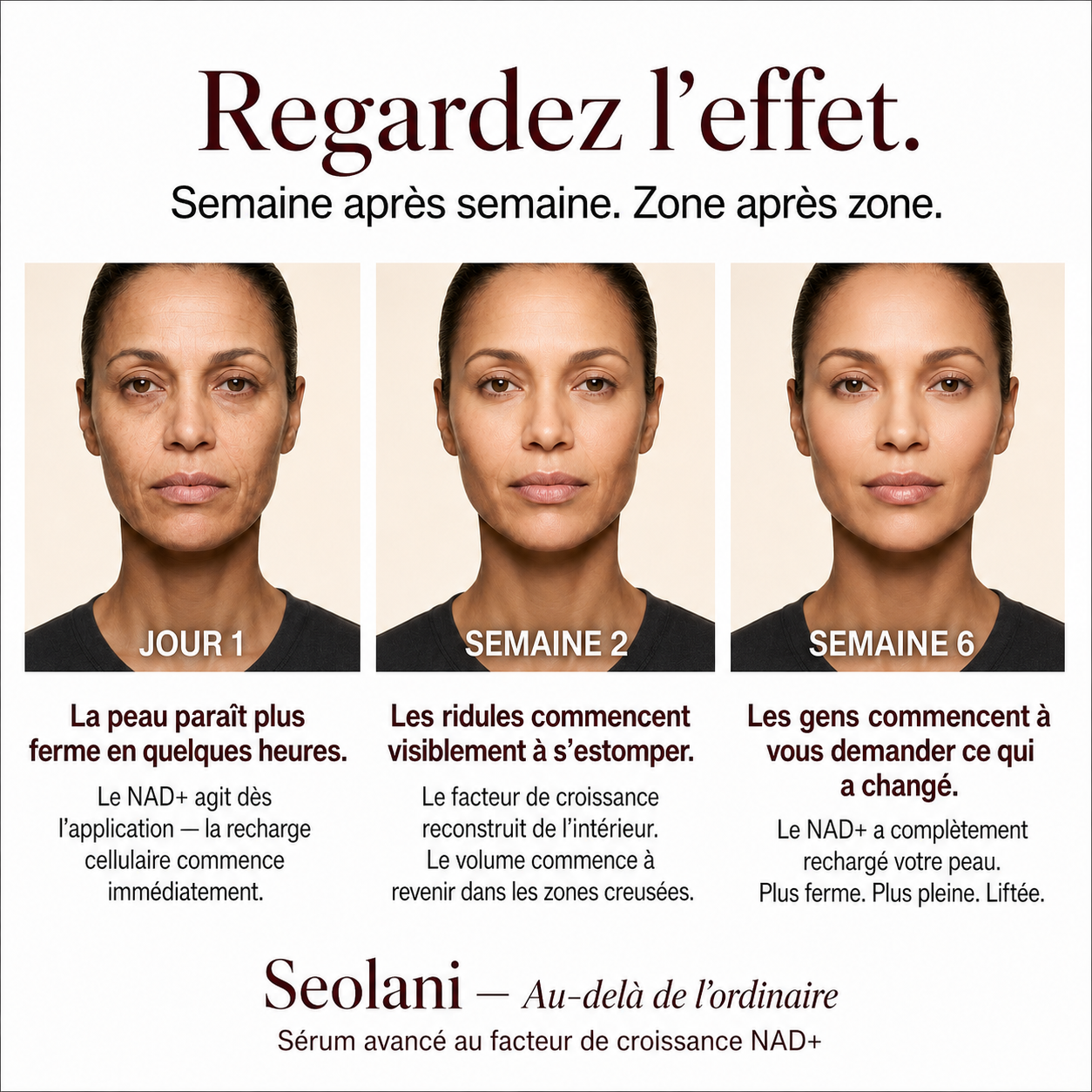 Sérum Coréen NAD+ Avancé aux Facteurs de Croissance