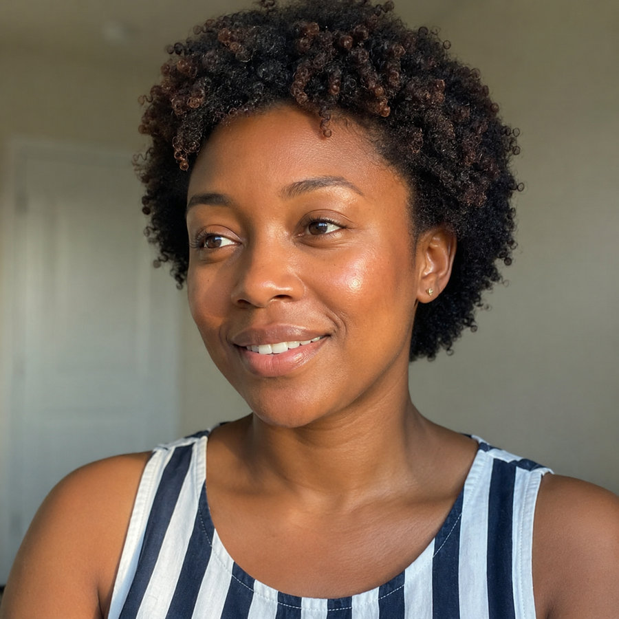 Hair result before and after