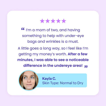 Eye Cream for Dark Circles & Bags | Depuffing Under Eye Gel Stick